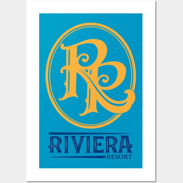 Riviera Resort Logo Wall Art by Lunamis